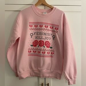 Feminist Killjoy sweatshirt, medium